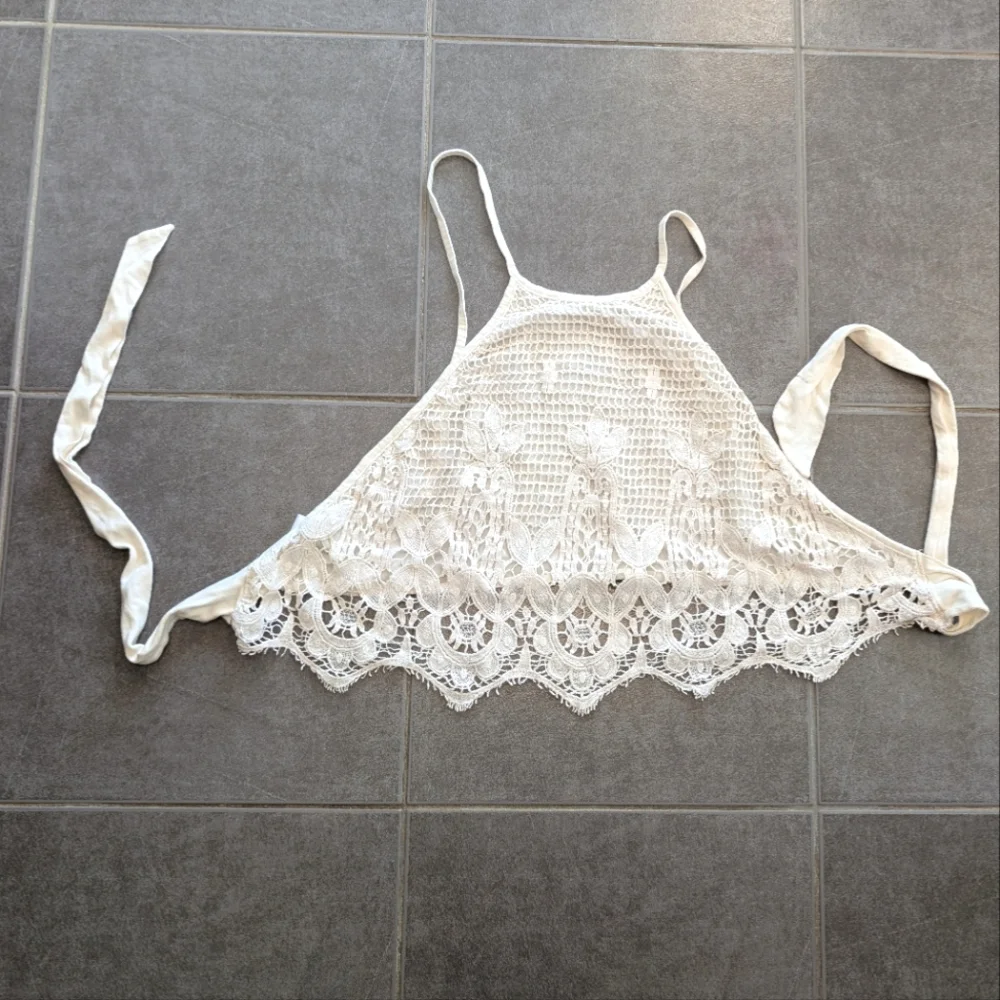 2/$20 Express Crochet Halter Top - Picture 3 of 6